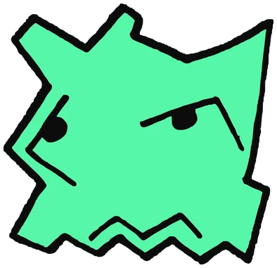 Pedro, Tata #0020: a light green Tareco Tata, hand-drawn by Marcelo and Noel Morera (Tata 1000 Faces)