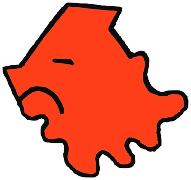 Lopez, Tata #0024: a bright orange Latinx Tata, hand-drawn by Marcelo and Noel Morera (Tata 1000 Faces)