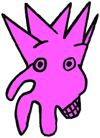 Martin, Tata #0039: a pink Latinx Tata, hand-drawn by Marcelo and Noel Morera (Tata 1000 Faces)