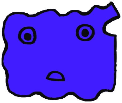 Voyaatuah, Tata #0050: a blue Latinx Tata, hand-drawn by Marcelo and Noel Morera (Tata 1000 Faces)