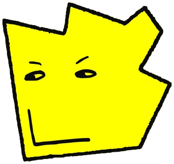 Carmen, Tata #0054: a yellow Tareco Tata, hand-drawn by Marcelo and Noel Morera (Tata 1000 Faces)