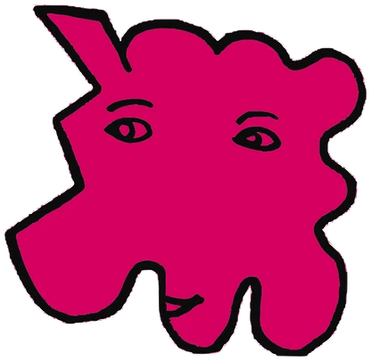 Bare, Tata #0090: a light pink Latinx Tata, hand-drawn by Marcelo and Noel Morera (Tata 1000 Faces)