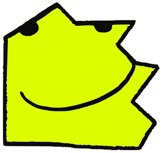 Lemon, Tata #0093: a lemon Tareco Tata, hand-drawn by Marcelo and Noel Morera (Tata 1000 Faces)