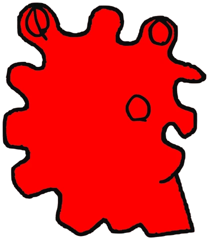 Jason, Tata #0129: a red Latinx Tata, hand-drawn by Marcelo and Noel Morera (Tata 1000 Faces)