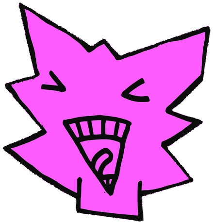 Mafelico, Tata #0151: a pink Latinx Tata, hand-drawn by Marcelo and Noel Morera (Tata 1000 Faces)