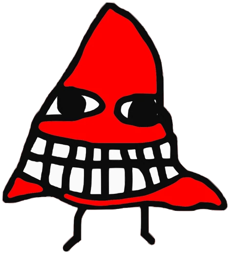 Triangulo, Tata #0153: a triangulo Other Tata, hand-drawn by Marcelo and Noel Morera (Tata 1000 Faces)