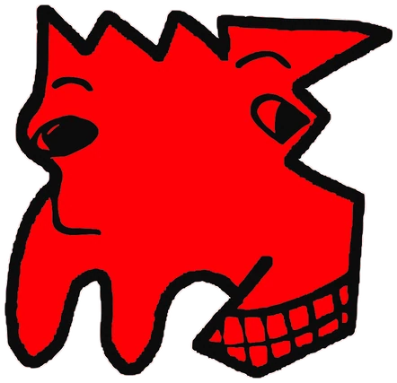 Taison, Tata #0158: a red Latinx Tata, hand-drawn by Marcelo and Noel Morera (Tata 1000 Faces)