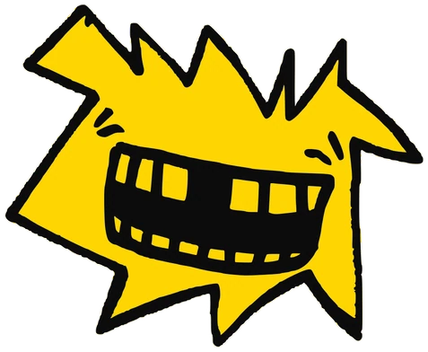 G I D, Tata #0166: a yellow Star Tata, hand-drawn by Marcelo and Noel Morera (Tata 1000 Faces)
