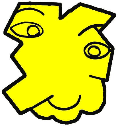 Docno, Tata #0236: a yellow Latinx Tata, hand-drawn by Marcelo and Noel Morera (Tata 1000 Faces)
