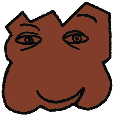 LsD, Tata #0248: a brown Latinx Tata, hand-drawn by Marcelo and Noel Morera (Tata 1000 Faces)