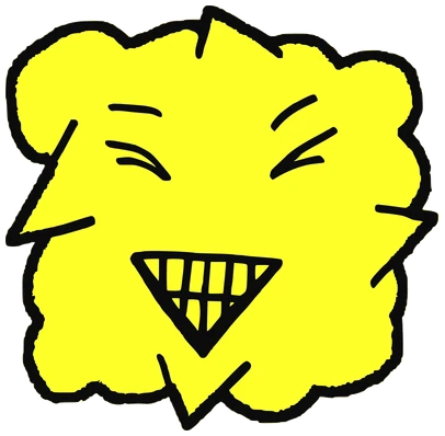 Izzi, Tata #0258: a yellow Latinx Tata, hand-drawn by Marcelo and Noel Morera (Tata 1000 Faces)