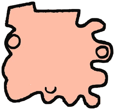 Jabra, Tata #0260: a ham Latinx Tata, hand-drawn by Marcelo and Noel Morera (Tata 1000 Faces)