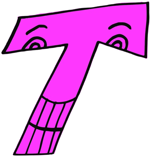 Tet, Tata #0264: a pink Tareco Tata, hand-drawn by Marcelo and Noel Morera (Tata 1000 Faces)
