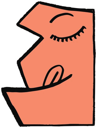 Ice Cream, Tata #0285: a ham Tareco Tata, hand-drawn by Marcelo and Noel Morera (Tata 1000 Faces)