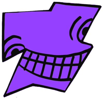 Pepper, Tata #0298: a purple Tareco Tata, hand-drawn by Marcelo and Noel Morera (Tata 1000 Faces)