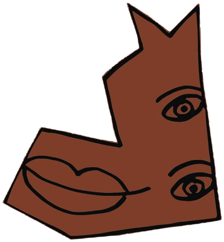 Nena, Tata #0304: a brown Star Tata, hand-drawn by Marcelo and Noel Morera (Tata 1000 Faces)