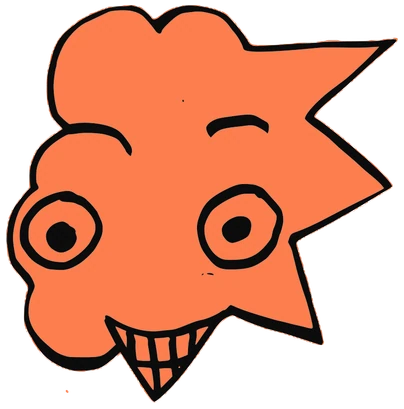 Two Hun, Tata #0314: a salmon Latinx Tata, hand-drawn by Marcelo and Noel Morera (Tata 1000 Faces)