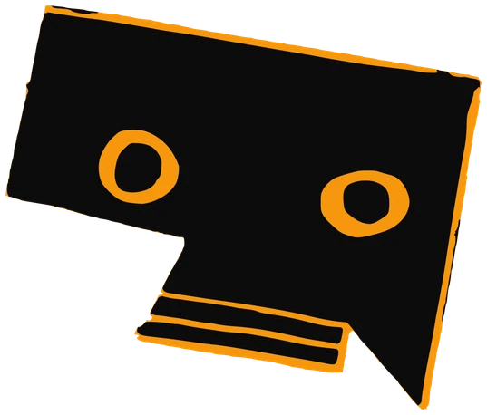 Darkin, Tata #0316: a matt black Tareco Tata, hand-drawn by Marcelo and Noel Morera (Tata 1000 Faces)