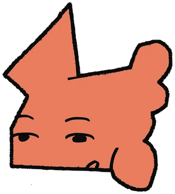 Mulan, Tata #0331: a salmon Latinx Tata, hand-drawn by Marcelo and Noel Morera (Tata 1000 Faces)