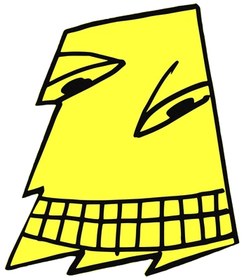 Movi, Tata #0336: a yellow Latinx Tata, hand-drawn by Marcelo and Noel Morera (Tata 1000 Faces)