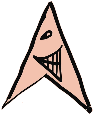 Valam, Tata #0344: a cream Star Tata, hand-drawn by Marcelo and Noel Morera (Tata 1000 Faces)