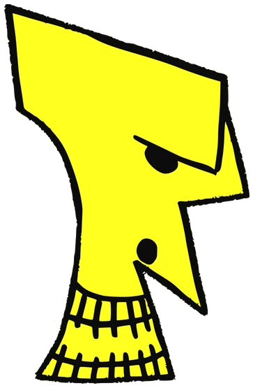 Zenizth, Tata #0387: a yellow Latinx Tata, hand-drawn by Marcelo and Noel Morera (Tata 1000 Faces)