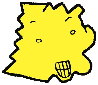 Baran, Tata #0396: a yellow Latinx Tata, hand-drawn by Marcelo and Noel Morera (Tata 1000 Faces)