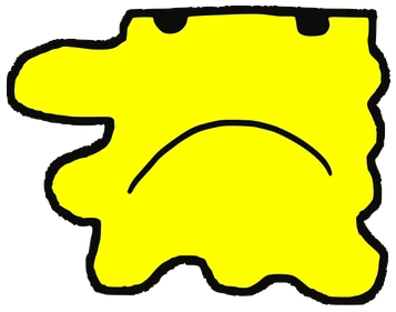 Brofo, Tata #0400: a yellow Tareco Tata, hand-drawn by Marcelo and Noel Morera (Tata 1000 Faces)