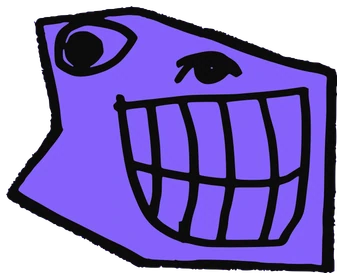 Fernanda, Tata #0406: a purple Tareco Tata, hand-drawn by Marcelo and Noel Morera (Tata 1000 Faces)
