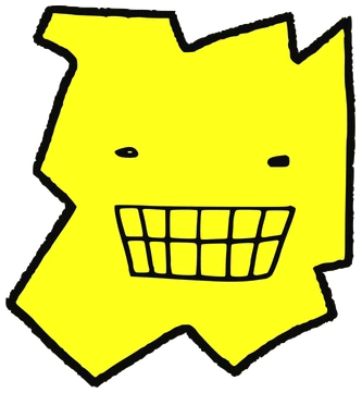 Dapp, Tata #0409: a yellow Tareco Tata, hand-drawn by Marcelo and Noel Morera (Tata 1000 Faces)