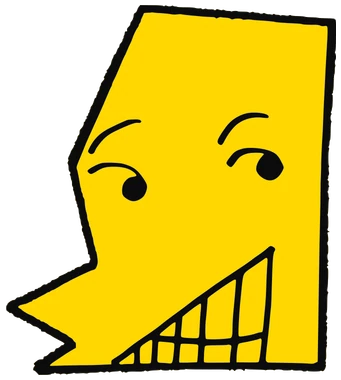 Berraco, Tata #0415: a yellow Tareco Tata, hand-drawn by Marcelo and Noel Morera (Tata 1000 Faces)