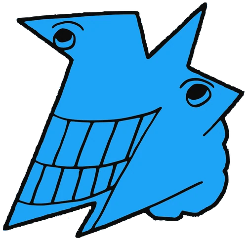 Chompa, Tata #0436: a blue Latinx Tata, hand-drawn by Marcelo and Noel Morera (Tata 1000 Faces)