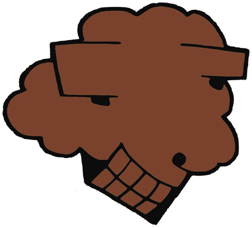 The Rock, Tata #0437: a brown Latinx Tata, hand-drawn by Marcelo and Noel Morera (Tata 1000 Faces)