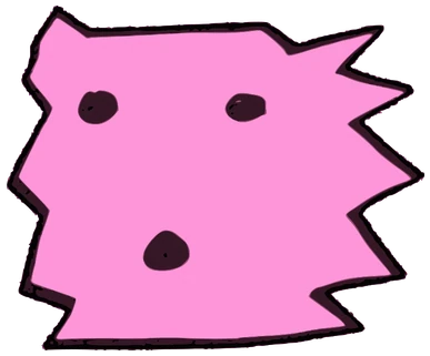 Qimono, Tata #0450: a pink Latinx Tata, hand-drawn by Marcelo and Noel Morera (Tata 1000 Faces)