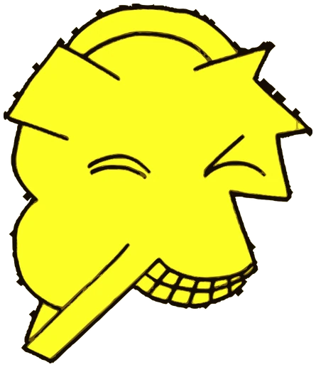 Falex, Tata #0479: a yellow Latinx Tata, hand-drawn by Marcelo and Noel Morera (Tata 1000 Faces)