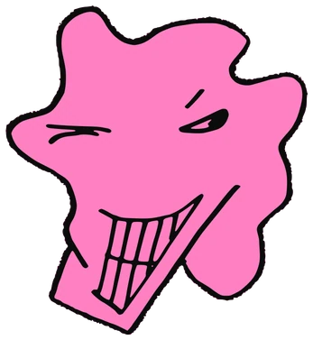 Ceacer, Tata #0487: a pink Latinx Tata, hand-drawn by Marcelo and Noel Morera (Tata 1000 Faces)