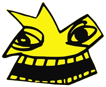2 Eye Willy, Tata #0495: a blue Star Tata, hand-drawn by Marcelo and Noel Morera (Tata 1000 Faces)