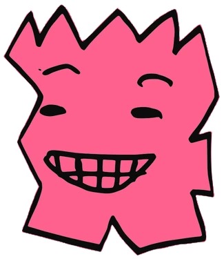 Jungle, Tata #0503: a pink Latinx Tata, hand-drawn by Marcelo and Noel Morera (Tata 1000 Faces)