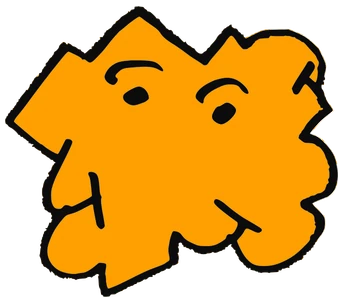 Lunakx, Tata #0507: a yellow Latinx Tata, hand-drawn by Marcelo and Noel Morera (Tata 1000 Faces)