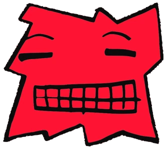 Kehan, Tata #0513: a red Star Tata, hand-drawn by Marcelo and Noel Morera (Tata 1000 Faces)