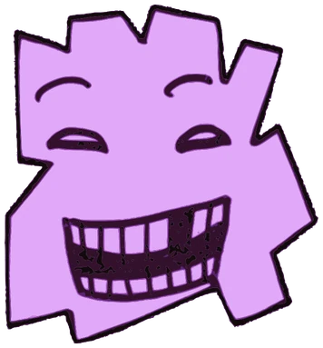 Injego, Tata #0518: a purple Tareco Tata, hand-drawn by Marcelo and Noel Morera (Tata 1000 Faces)