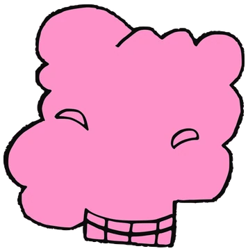 Pakk, Tata #0527: a pink Amoeba Tata, hand-drawn by Marcelo and Noel Morera (Tata 1000 Faces)