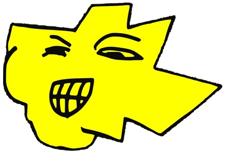 Javelin, Tata #0538: a yellow Latinx Tata, hand-drawn by Marcelo and Noel Morera (Tata 1000 Faces)