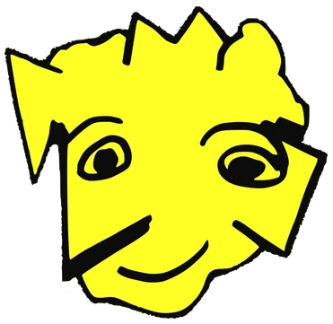Seklet, Tata #0539: a yellow Latinx Tata, hand-drawn by Marcelo and Noel Morera (Tata 1000 Faces)