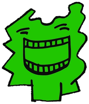 Nixro, Tata #0543: a green Latinx Tata, hand-drawn by Marcelo and Noel Morera (Tata 1000 Faces)