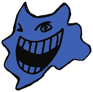 Quaerry, Tata #0544: a blue Amoeba Tata, hand-drawn by Marcelo and Noel Morera (Tata 1000 Faces)