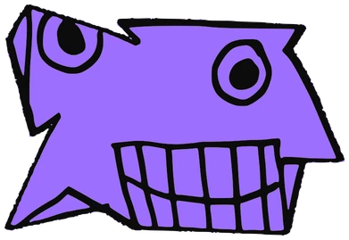 Clik Instwood, Tata #0599: a purple Tareco Tata, hand-drawn by Marcelo and Noel Morera (Tata 1000 Faces)
