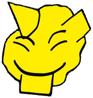 Hit Zaall, Tata #0618: a yellow Latinx Tata, hand-drawn by Marcelo and Noel Morera (Tata 1000 Faces)