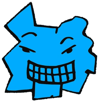XAXA, Tata #0621: a blue Latinx Tata, hand-drawn by Marcelo and Noel Morera (Tata 1000 Faces)