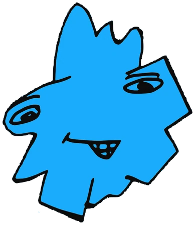 Sound Pro, Tata #0623: a blue Latinx Tata, hand-drawn by Marcelo and Noel Morera (Tata 1000 Faces)